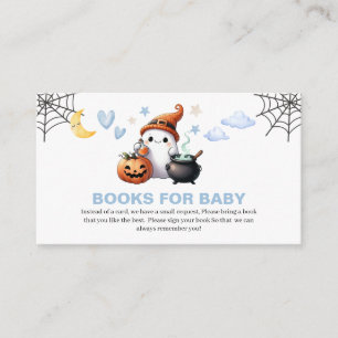 Little Boo Boy Baby Shower Book for baby Request Begleitkarte