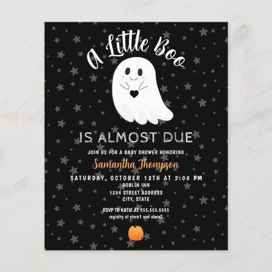 Little Boo Budget Halloween Kinderdusche (Vorderseite)