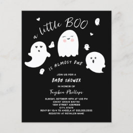 Little Boo Budget Halloween Kinderdusche Einladung