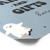 Little Boo Cards and Gifts Party Sign Poster (Ecke)
