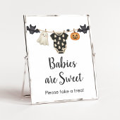 Little Boo Clothesline Baby Babys sind süßes Zeich Poster
