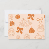 Little Boo Clothesline Baby Dusche danke Karte (Rückseite)