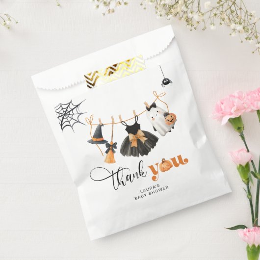 Little Boo Clothesline Baby Dusche danke Karte Geschenktütchen (Versiegelt)