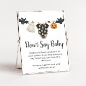 Little Boo Clothesline Baby Say Baby Sign Baby Poster
