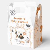 Little Boo Clothesline Girl Bow Baby Dusche Geschenkschachtel (Geöffnet)