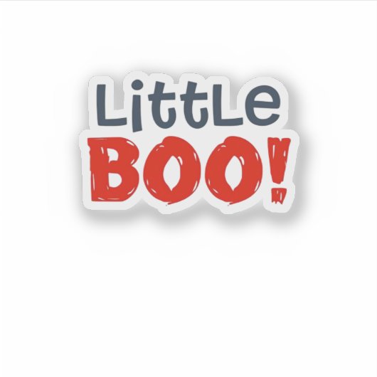 Little Boo Creative Lässig Aufkleber (Vorderseite)