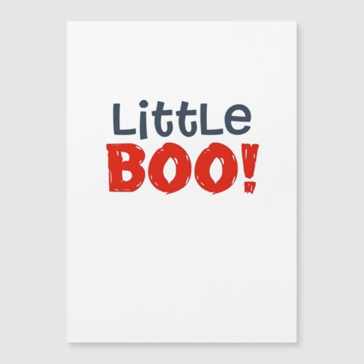 Little Boo Creative Lässig Magnetkarte (Vorderseite)