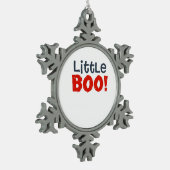 Little Boo Creative Lässig Schneeflocken Zinn-Ornament (Links)