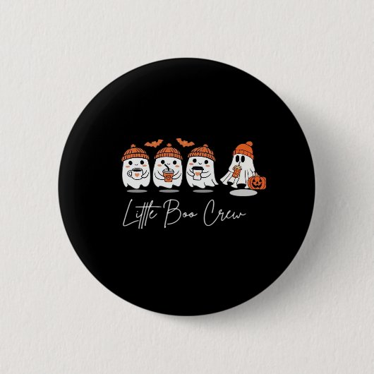 Little Boo Crew Minimal Clean Design Button (Vorderseite)