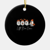 Little Boo Crew Minimal Clean Design Keramik Ornament (Vorne)