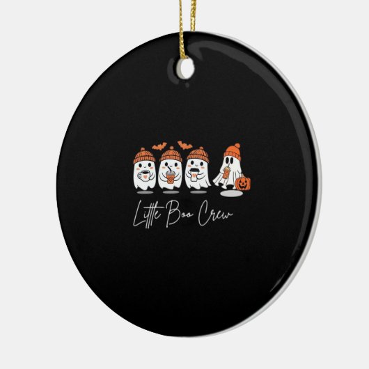 Little Boo Crew Minimal Clean Design Keramik Ornament (Links)