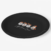 Little Boo Crew Minimal Clean Design Pappteller (Schrägansicht)