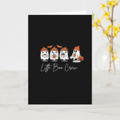 Little Boo Crew Minimal sauberes Design Karte (Gelbe Blume)