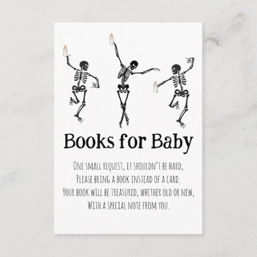 Little Boo Dancing Skeletons Books for Baby Insert (Vorderseite)