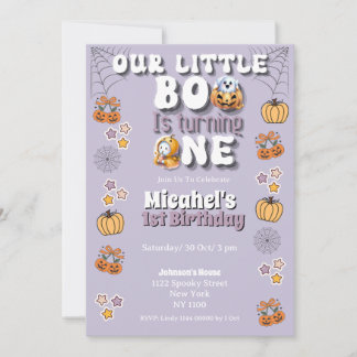 Little Boo dreht einen ersten Geburtstag zwischen Einladung