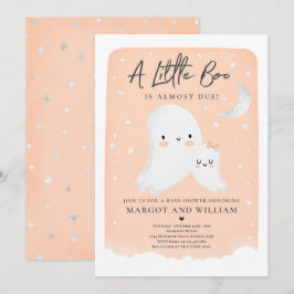 Little Boo Dusche Halloween Ghost Baby Dusche Einladung