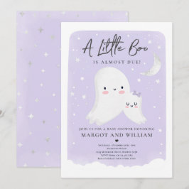 Little Boo Dusche Halloween Ghost Baby Dusche Einladung