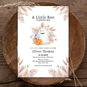 Little Boo Fall Boho Ghost Halloween Kinderdusche Einladung