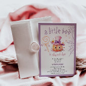 Little boo Fast Due Halloween Baby Girl Dusche Einladung