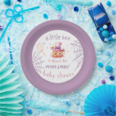 Little boo Fast Due Halloween Baby Girl Dusche Pappteller (Party)