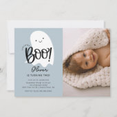 Little Boo Foto Einladung zum Geburtstag (Vorderseite)