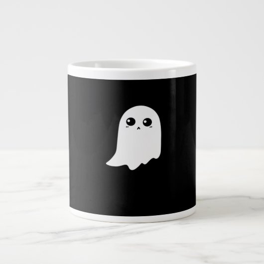 Little Boo Funny Meme Jumbo-Tasse (Vorderseite)