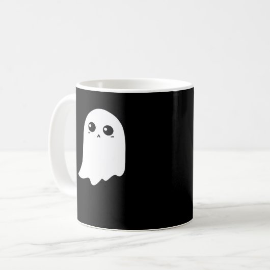 Little Boo Funny Meme Kaffeetasse (Vorderseite Links)