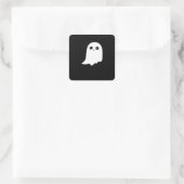 Little Boo Funny Meme Quadratischer Aufkleber (Tasche)