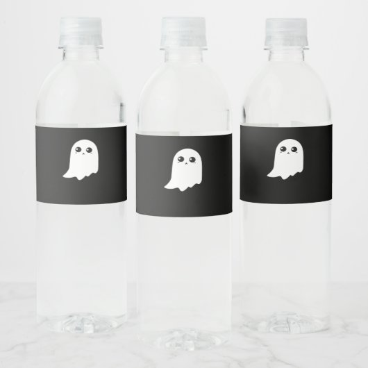 Little Boo Funny Meme Wasserflaschenetikett (Flaschen)