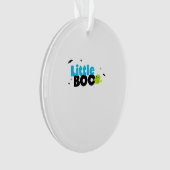 Little Boo Funny Retro Ornament (Vorderseite)