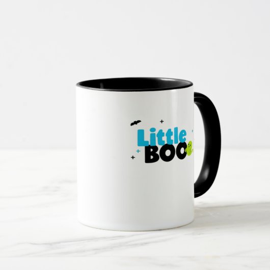 Little Boo Funny Retro Tasse (VorderseiteRechts)