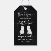 Little Boo Gender Reveal Gastgeschenk Geschenkanhänger (Vorderseite)