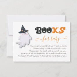 Little Boo Ghost Baby Shower Books für Baby Einladung