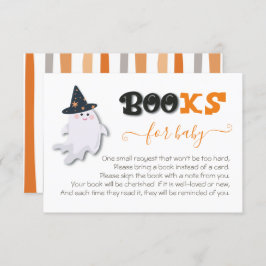 Little Boo Ghost Baby Shower Books für Baby Einladung