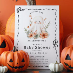 Little Boo Ghost Baby Shower Einladung