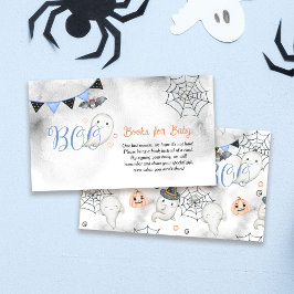 Little Boo Ghost Boy Baby Shower Books für Baby Begleitkarte