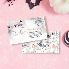 Little Boo Ghost Girl Baby Shower Books für Baby Begleitkarte
