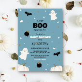 Little Boo Ghost Halloween Baby Shower Einladung