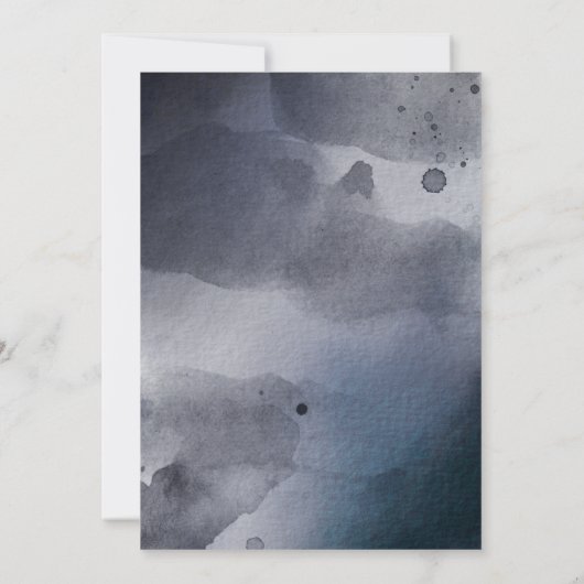 Little Boo Ghost Halloween Fall Baby Dusche Einladung (Rückseite)