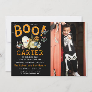 Little Boo   Ghost Halloween Geburtstagsparty