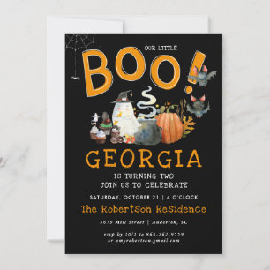 Little Boo   Ghost Halloween Geburtstagsparty