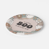 Little Boo Ghost Halloween Kinderdusche Pappteller (Schrägansicht)