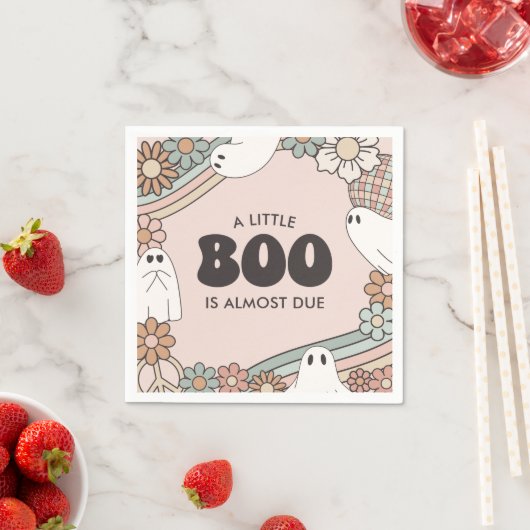 Little Boo Ghost Halloween Kinderdusche Serviette (Beispiel)