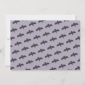 Little Boo Ghost Halloween Pink Foto Einladung (Rückseite)