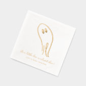 Little Boo Ghost Illustration Servietten Mit Folie (Links)