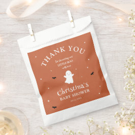 Little Boo Ghost Orange Baby Dusche Vielen Dank Geschenktütchen