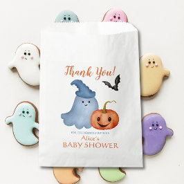 Little Boo Ghost Pumpkin Halloween Baby Shower Geschenktütchen