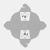 Little Boo Gingham Halloween Baby Shower Geschenkschachtel (Ungefaltet)