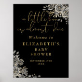 Little Boo Gothic Baby Dusche Begrüßungszeichen Poster (Vorne)