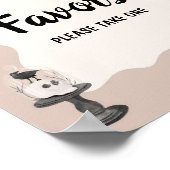 Little Boo Gothic Baby Duwer favorisiert Schild (Ecke)